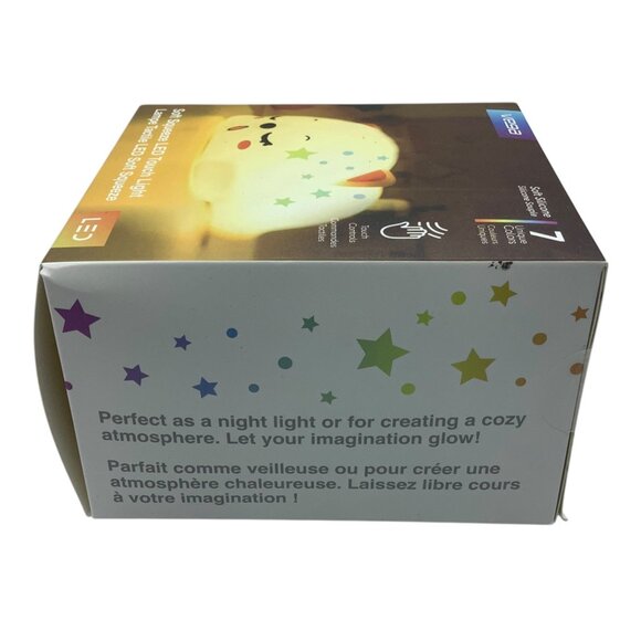 Vega Soft Squeeze LED Touch Light  7 Colors Soft Silicone Night Light Cozy NEW - Picture 3 of 3